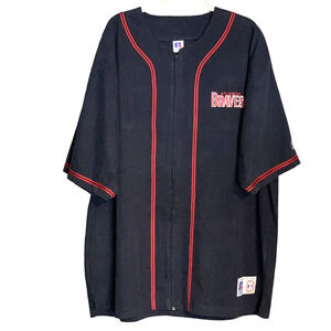 Vintage 90s Atlanta Braves XXL Warm-Up Jacket Russell MLB Short Sleeve Full Zip